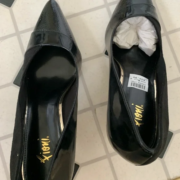 FIONI Black Heels NEW ,SIZE 8.5 - Picture 5 of 10